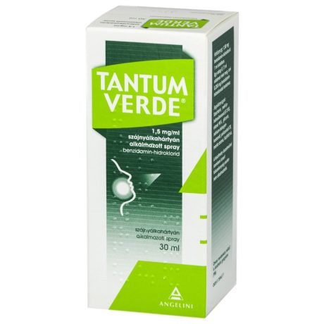 TANTUM VERDE 1,5 mg/ml szájnyálkahártyán alkalmazott spray 1 doboz