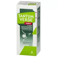   TANTUM VERDE FORTE 3 mg/ml szájnyálkahártyán alkalmazott spray 1 doboz