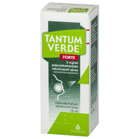 TANTUM VERDE FORTE 3 mg/ml szájnyálkahártyán alkalmazott spray 1 doboz