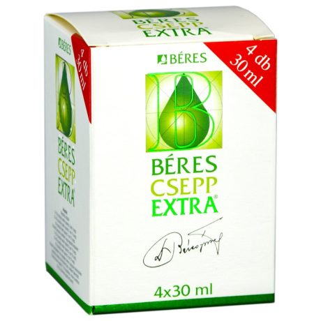 BÉRES CSEPP EXTRA belsőleges oldatos cseppek 4 db (4x30ml)