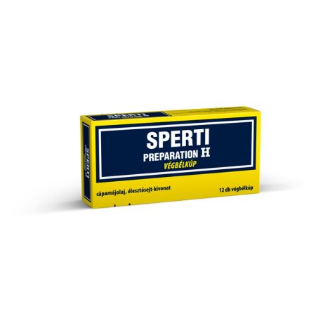 SPERTI PREPARATION H végbélkúp 12 db