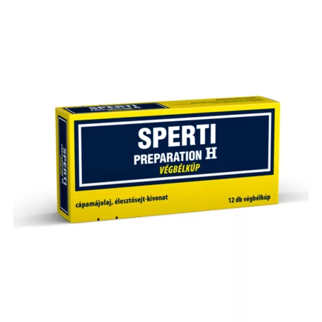 SPERTI PREPARATION H végbélkúp 12 db