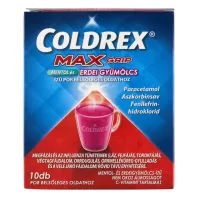   COLDREX MAXGRIP mentol és erdei gyümölcs ízű por belsőleges oldathoz 10 db