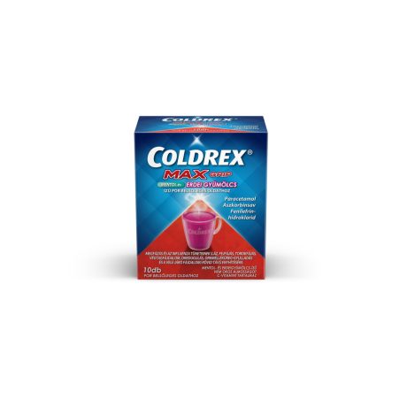 COLDREX MAXGRIP mentol és erdei gyümölcs ízű por belsőleges oldathoz 10 db