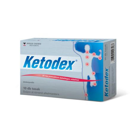 KETODEX 25 mg granulátum belsőleges oldathoz 10 db