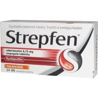   STREPFEN 8,75 mg cukormentes narancs izű szopogató tabletta 24 db