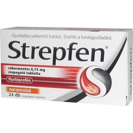 STREPFEN cukormentes 8,75 mg szopogató tabletta 24 db