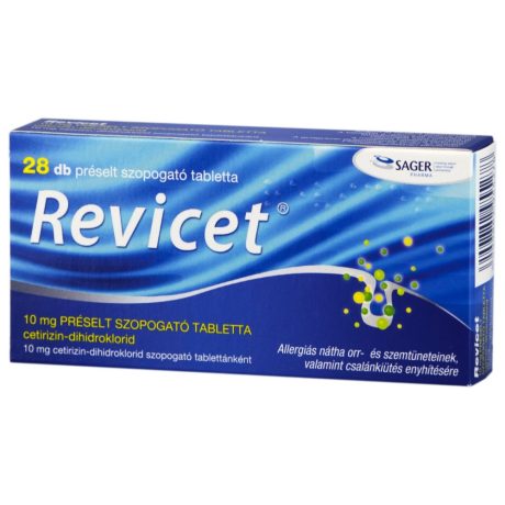 REVICET 10 mg préselt szopogató tabletta 28 db