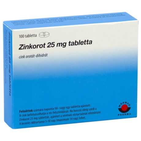 ZINKOROT 25 mg tabletta 100 db