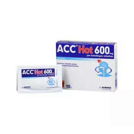 ACC HOT 600 mg por belsőleges oldathoz 10 db