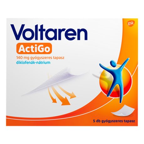 VOLTAREN ACTIGO 140 mg gyógyszeres tapasz 5 db