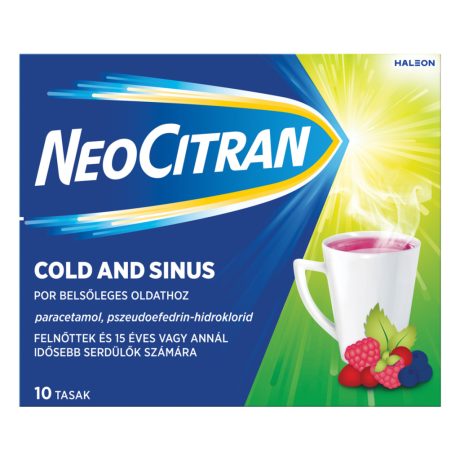 NEO CITRAN COLD AND SINUS por belsőleges oldathoz 10 db