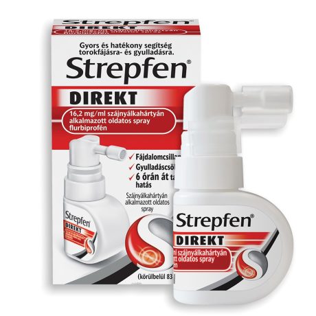 STREPFEN DIREKT 16,2 mg/ml szájnyálkahártyán alkalmazott oldatos spray 15 ml