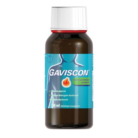 GAVISCON MENTA izű belsőleges szuszpenzió 300 ml