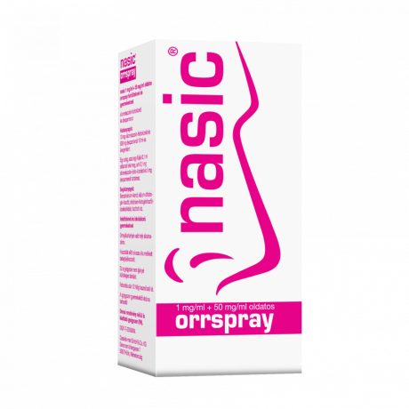 NASIC 1 mg/ml+50 mg/ml oldatos orrspray felnőtteknek és gyermekeknek 1 doboz