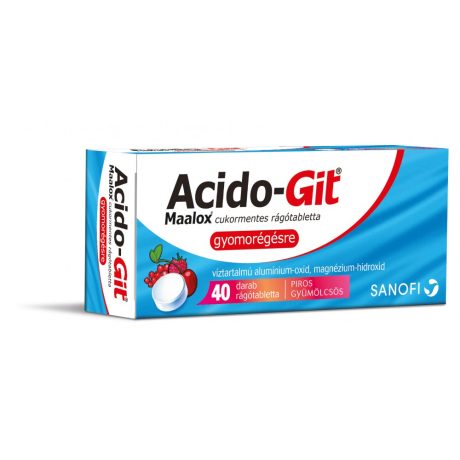 ACIDO-GIT MAALOX cukormentes rágótabletta 40 db