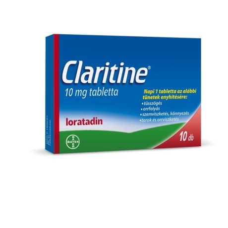 CLARITINE 10 mg tabletta 10 db