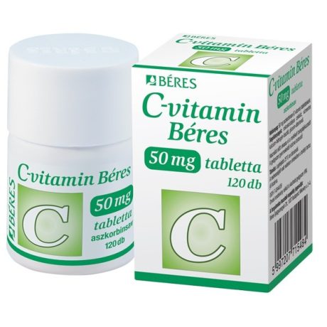 C-VITAMIN BÉRES 50 mg tabletta 120 db