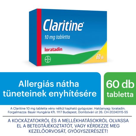 CLARITINE 10 mg tabletta 60 db