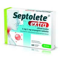   SEPTOLETE EXTRA citrom-bodza 3 mg/1 mg szopogató tabletta 16 DB