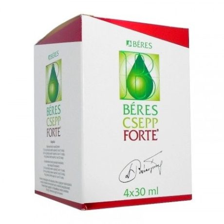 BÉRES CSEPP FORTE belsőleges oldatos cseppek 4x30 ml