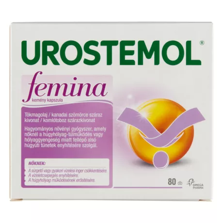 UROSTEMOL FEMINA kemény kapszula 80 db