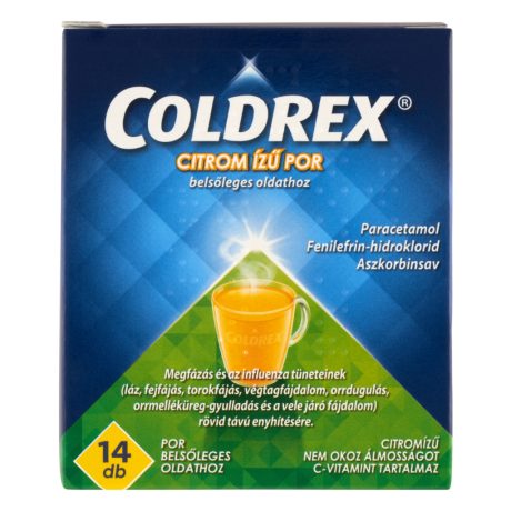 COLDREX citrom ízű por belsőleges oldathoz 14 db
