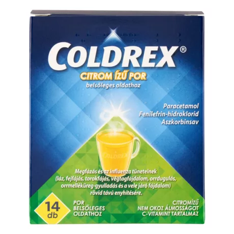 COLDREX citrom ízű por belsőleges oldathoz 14 db