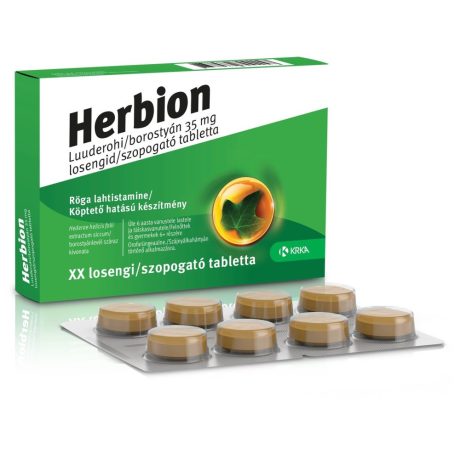 Herbion Borostyán szopogató tabletta 35mg 24 DB