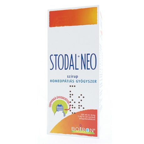 STODAL NEO szirup cseppfogó betéttel 200 ml