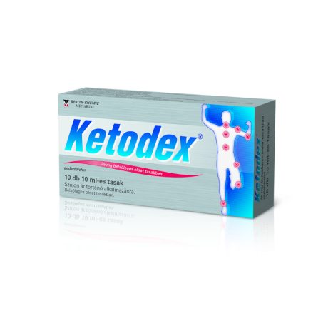 Ketodex 25 mg belsőleges oldat tasakban 10db