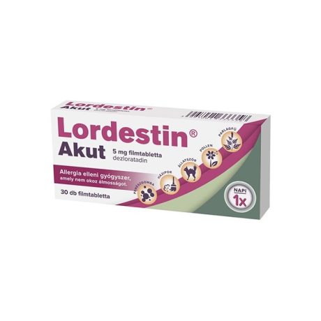 LORDESTIN AKUT 5 mg filmtabletta 30 db