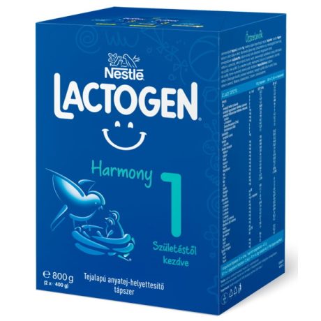 LACTOGEN HARMONY 1 anyatej-helyettesítő tápszer 800 g