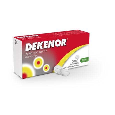 DEKENOR 25 mg filmtabletta 20 db