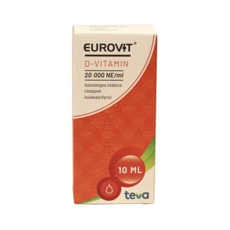 EUROVIT D-VITAMIN 20 000 NE/ml belsőleges cseppek 10 ml
