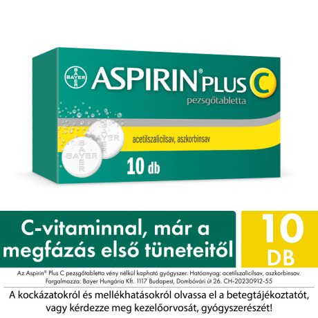 ASPIRIN PLUS C pezsgőtabletta 10 db