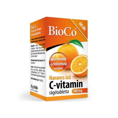 BIOCO C-VITAMIN 500 mg NARANCS rágótabletta 60 db