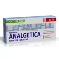 NATURLAND TABLETTA ANALGETICA FoNo VIII. 20 db