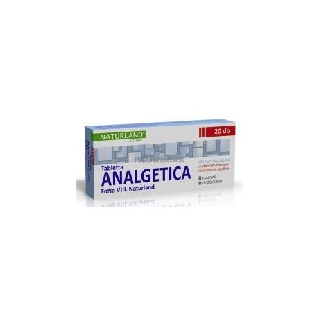 NATURLAND TABLETTA ANALGETICA FoNo VIII. 20 db