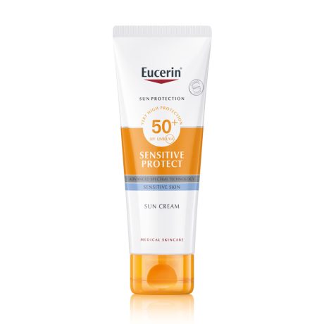 EUCERIN SUN sensitive protect napozó krém arcra FF50+ 50 ml