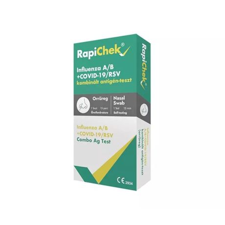 RAPICHEK INFLUENZA A/B+ COVID-19/RSV teszt 1 db