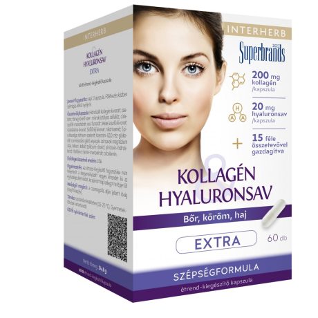 INTERHERB KOLLAGÉN és HYALURONSAV EXTRA kapszula 60 db