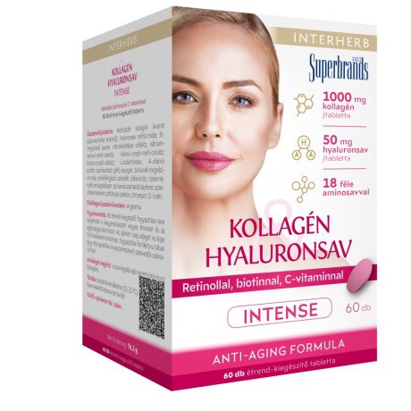 INTERHERB KOLLAGÉN és HYALURONSAV INTENSE kapszula 60 db