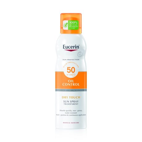 EUCERIN SUN oil control dry touch színtelen aerosol spray FF50+ 200 ml