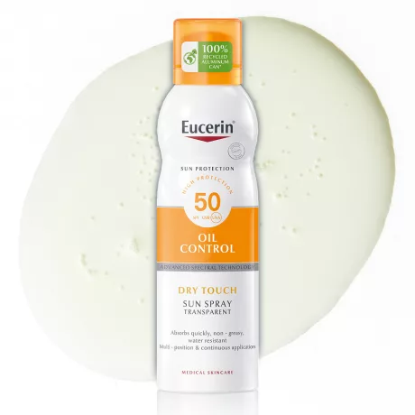 EUCERIN SUN oil control dry touch színtelen aerosol spray FF50+ 200 ml