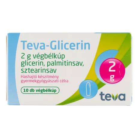 TEVA-GLICERIN 2 g végbélkúp 10 db