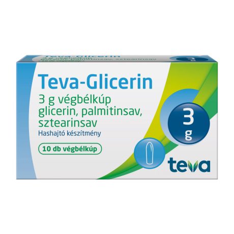 TEVA-GLICERIN 3 g végbélkúp 10 db