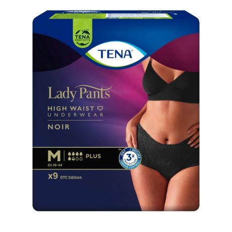 TENA LADY PANTS PLUS NOIR (fekete) M 9 db