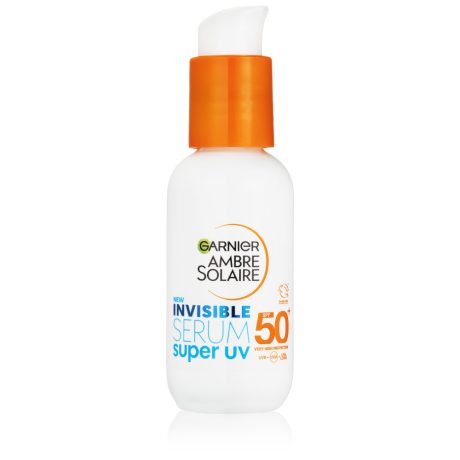 GARNIER AMBRE SOLAIRE super UV invisible szérum napozó arcra ceramiddal SPF50+ 30 ml