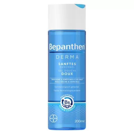 BEPANTHEN DERMA bőrkímélő tusfürdő gél 200 ml